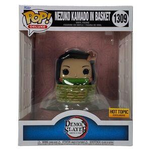 Funko Pop! Deluxe Demon Slayer # 1309 Nezuko Kamado in Basket Exclusive